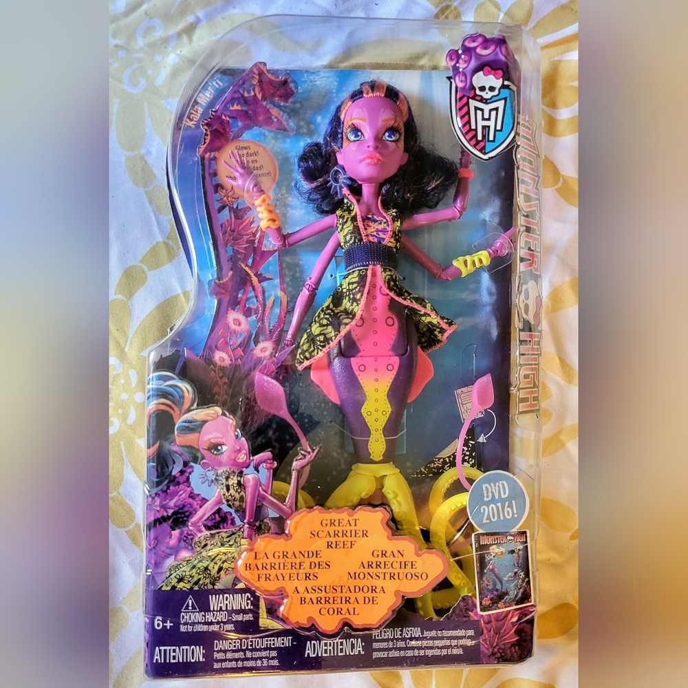 Kala Mer'ri Monster High Great Scarier Reef Doll NIB